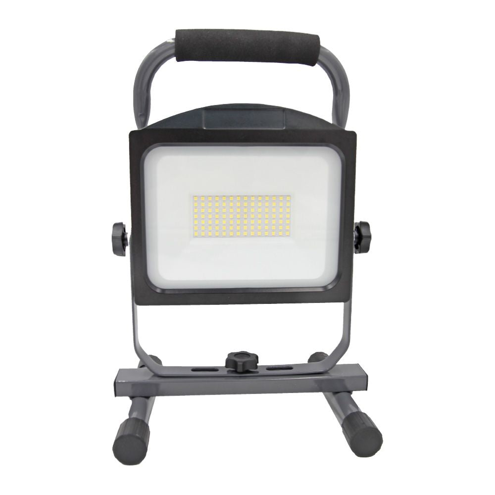Foco / proyector led recargable 50 w 5000 lm 6500 k