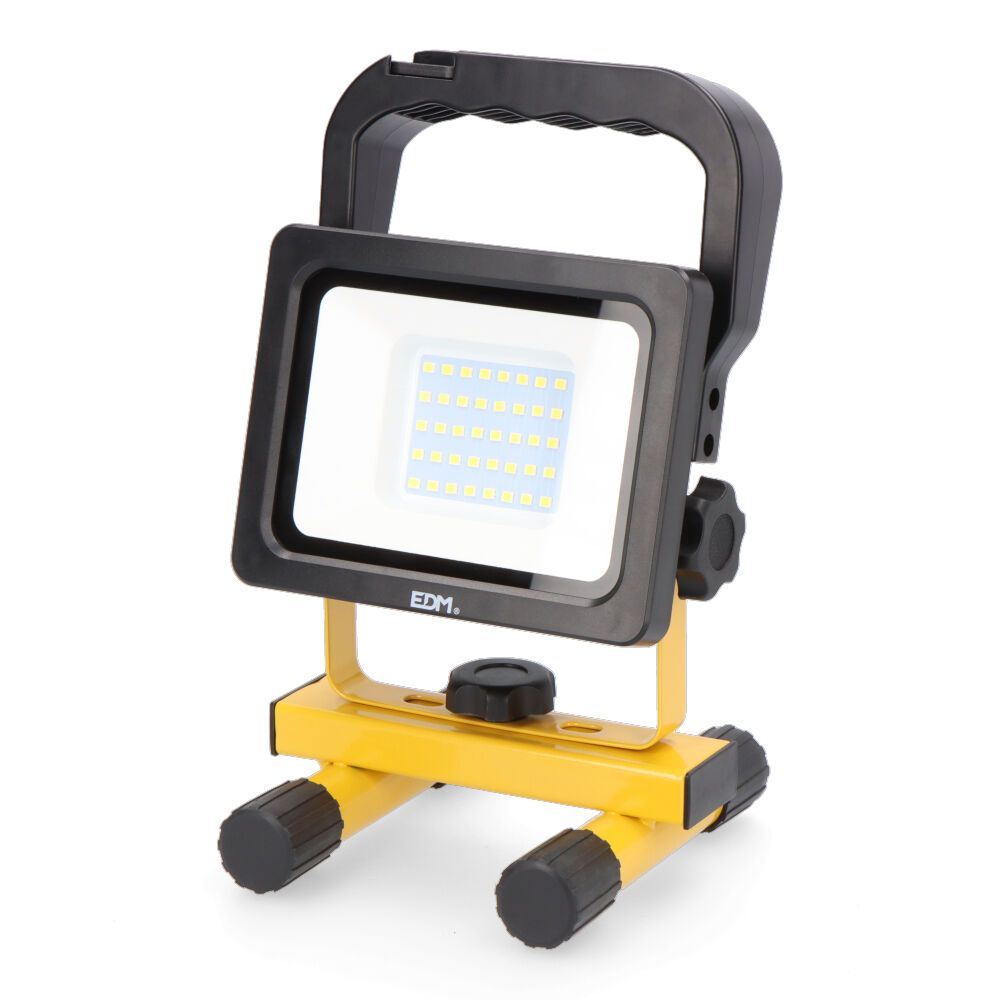 Foco led recargable 20 w 2000 lm 6500 k