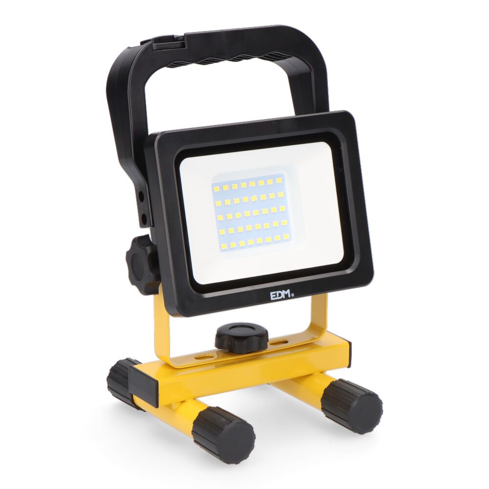 Foco led recargable 20 w 2000 lm 6500 k