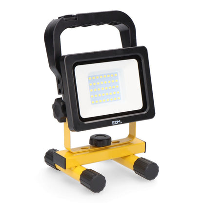 Foco led recargable 20 w 2000 lm 6500 k