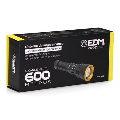 Linterna led de largo alcance wolf pro x3 1800 lm 20 w recargable