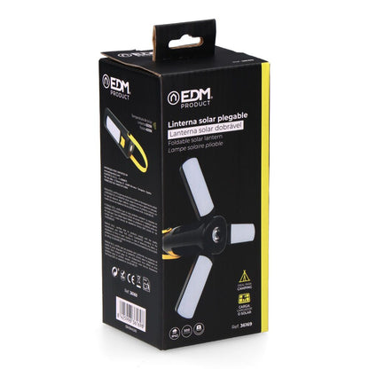 Linterna solar plegable recargable usb