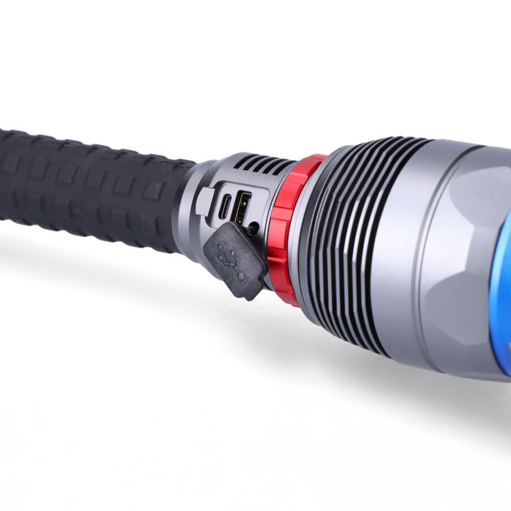 Linterna led de largo alcance 23000 lm