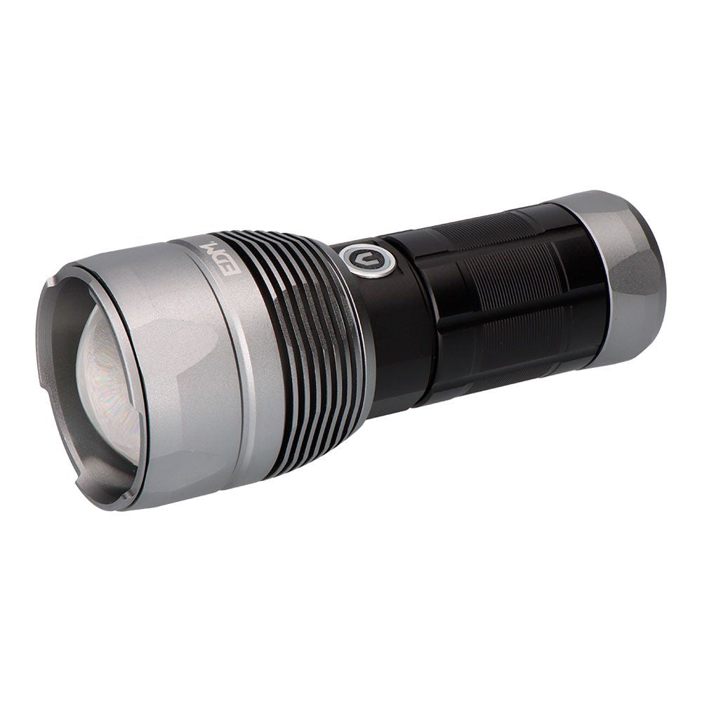 Linterna led táctica titanforce recargable 14.000 lm 6500 k 150 w ip44 + cordón