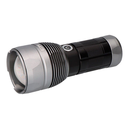 Linterna led táctica titanforce recargable 14.000 lm 6500 k 150 w ip44 + cordón