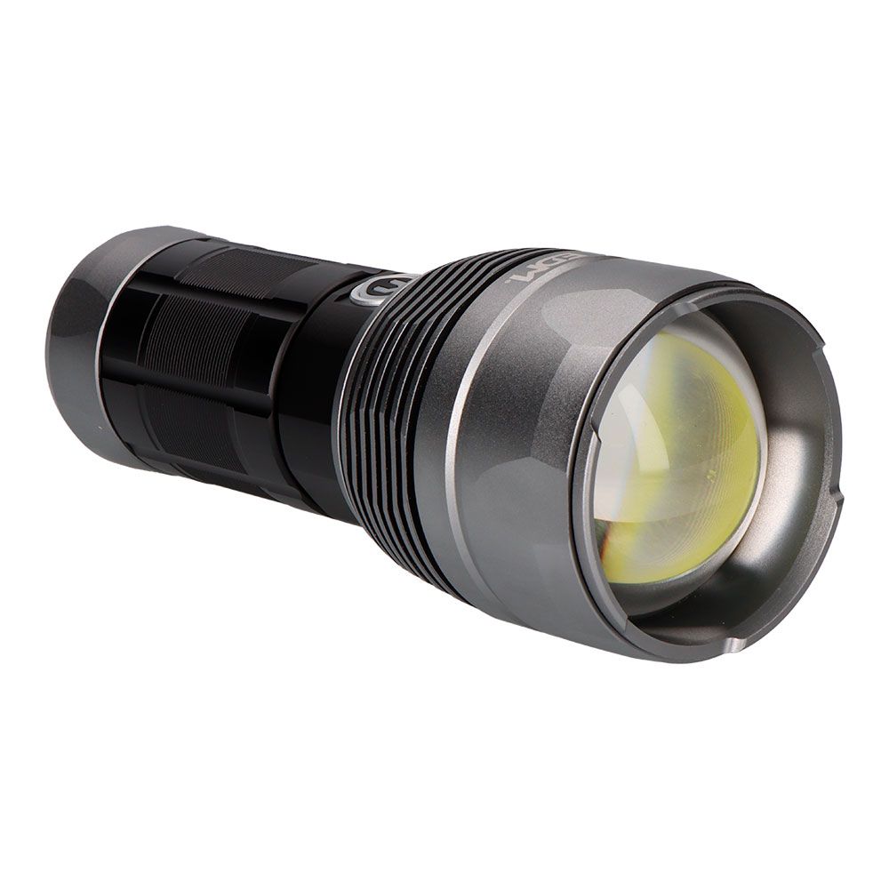 Linterna led táctica titanforce recargable 14.000 lm 6500 k 150 w ip44 + cordón