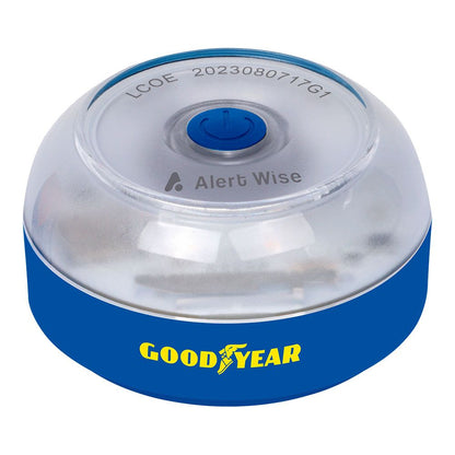 Baliza v16 de emergencia homologada conectada geolocalizable con dgt 3.0 alert wise goodyear