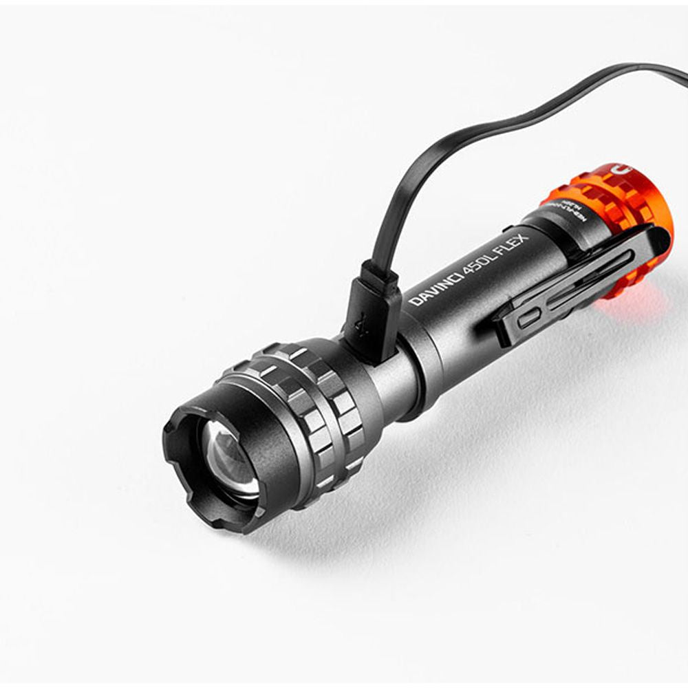 Linterna davinci 450l. flex recargable
