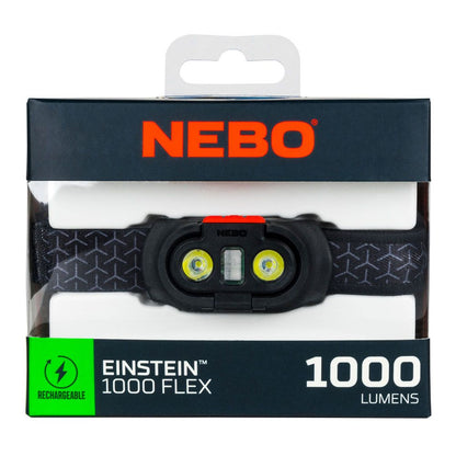 Foco frontal einstein 1000. flex recarg/pilas. nebo