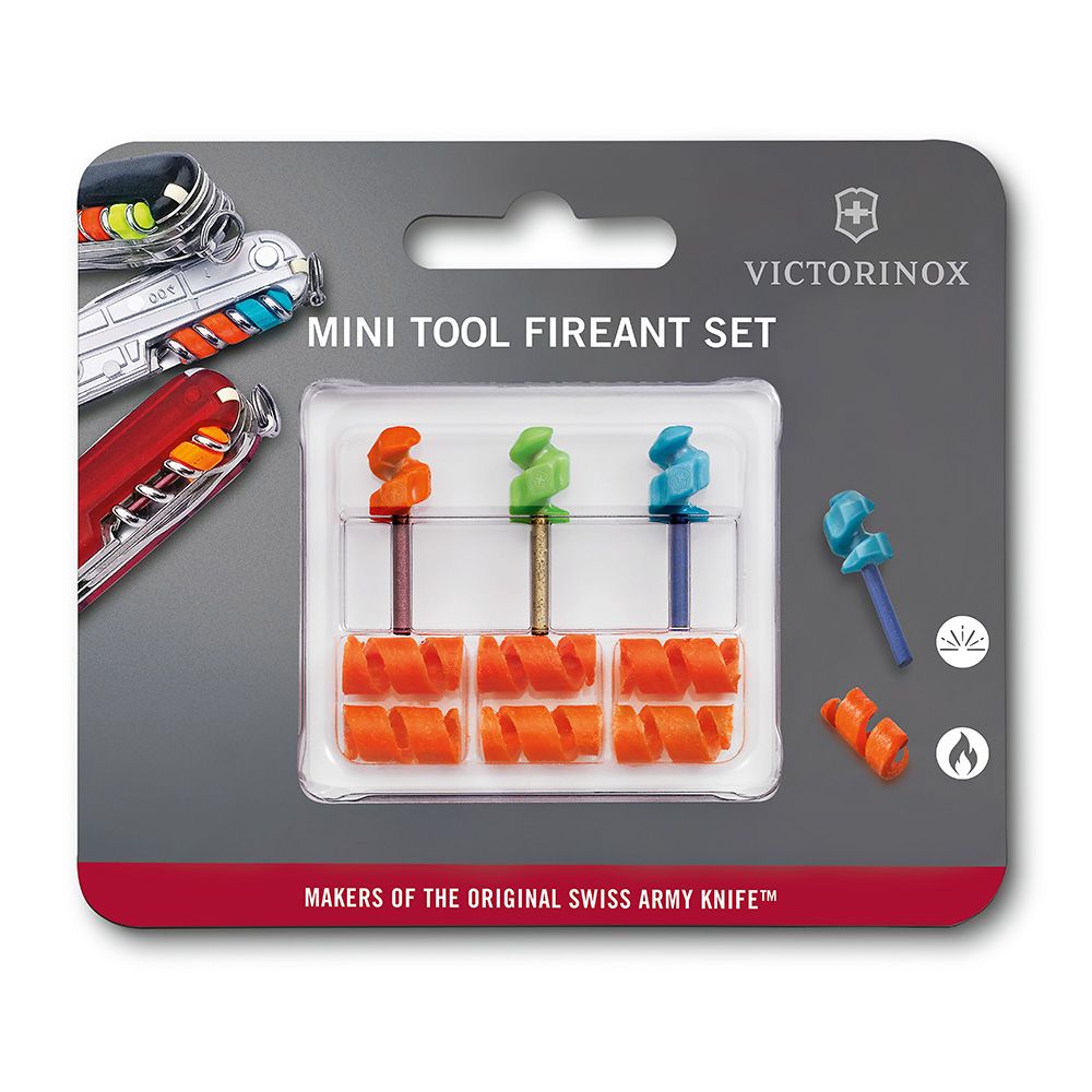 Set para hacer fuego naranja, peso 5 g, 8 x 8 x 27 mm