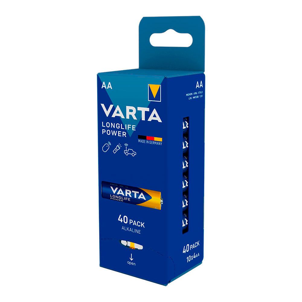 Pila alkalina longlife power aa - lr06 (caja 40 uds granel) 6 x 5 x 14 cm
