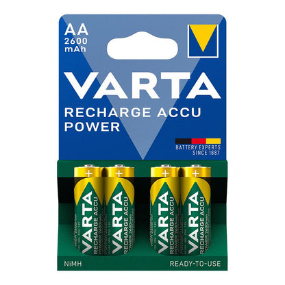 Pila recargable accu power aa - hr6 2600 ma (blister 4 uds) ø14,5 x 50,5 mm