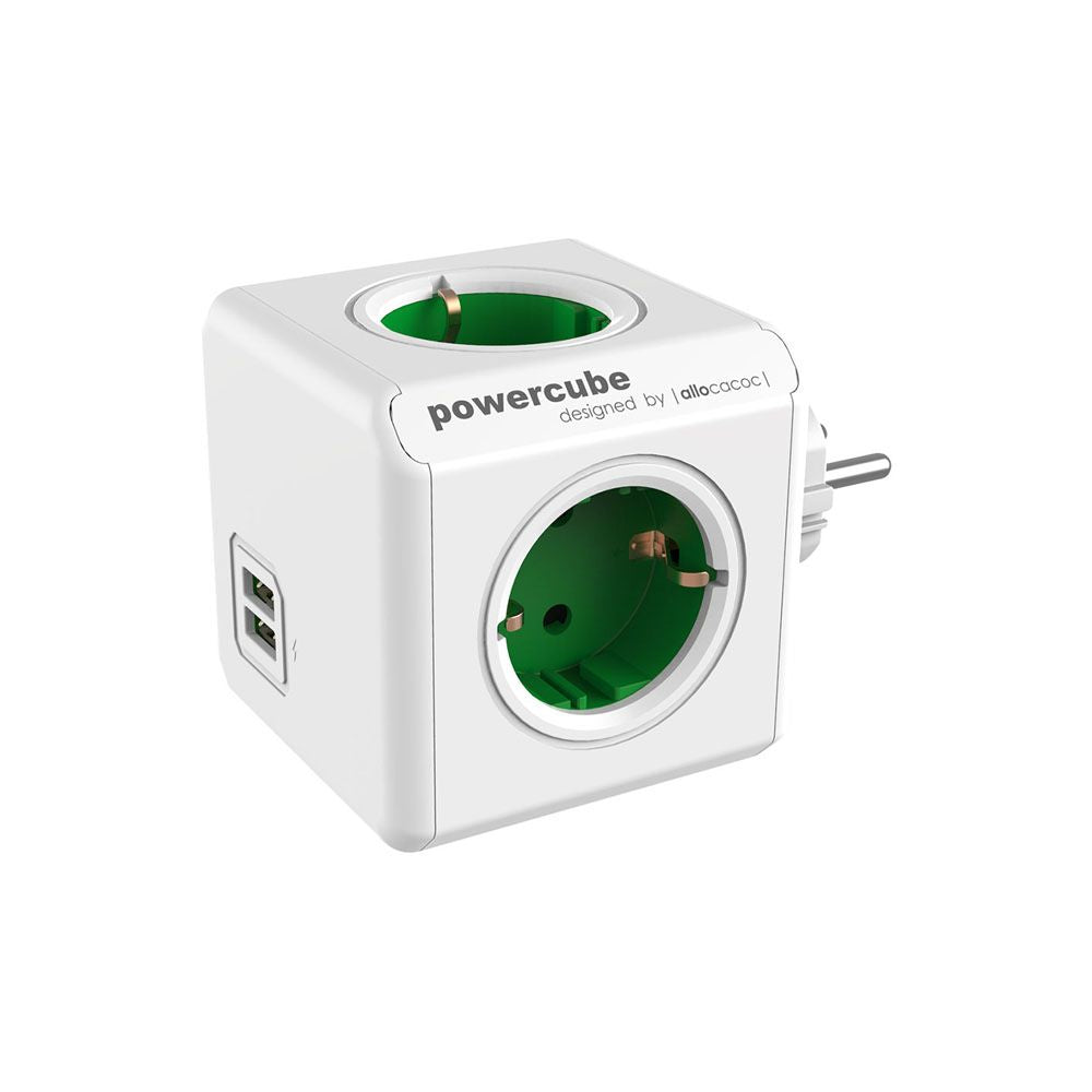 Original + usb, 4 tomas de corriente + 2 usb.
