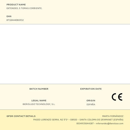 Extended, 5 tomas corriente.