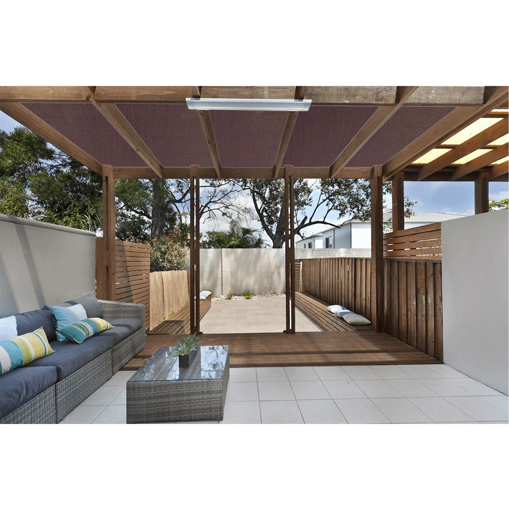 Malla de ocultacion premium marrón 2 x 5 m