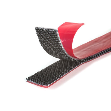 Cinta alfa-lok lineal de gancho negra 25mm x 3 m