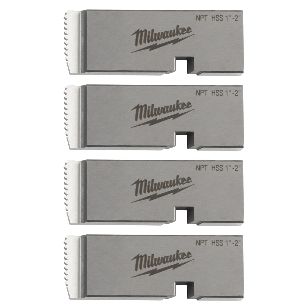 Milwaukee Juego de peines 1" - 2" NPT HSS para MXFPTR2