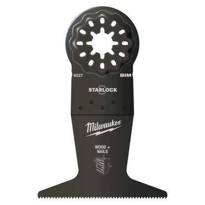 Milwaukee Cuchilla SL de incisión Bimetálica 65mm para madera con clavos - 50uds