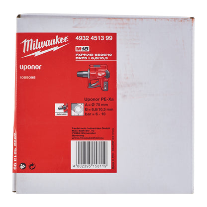 Milwaukee PXPH75I-5606 - diámetro tubería 75mm, bares 10 — imagen 2