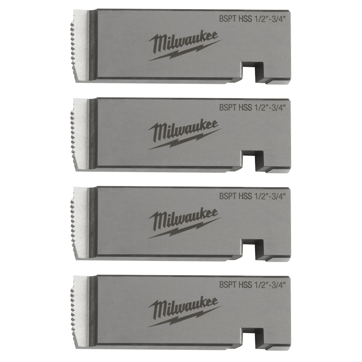 Milwaukee Juego de peines 1/2" - 3/4" BSPT HSS para MXFPTR2