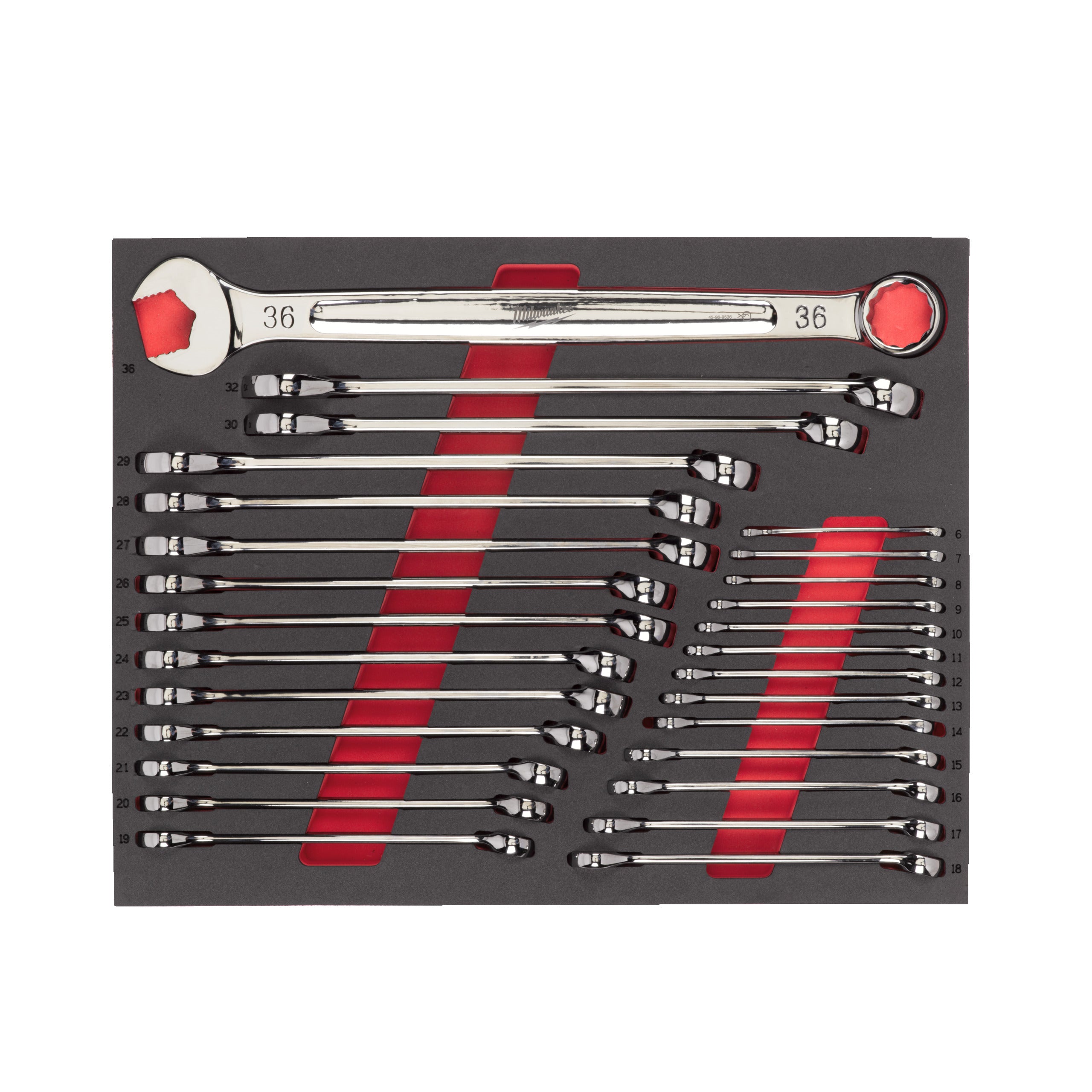 Milwaukee 3/3 espuma 27 llaves combinadas MAX BITE™