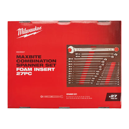 Milwaukee 3/3 espuma 27 llaves combinadas MAX BITE™ — imagen 4