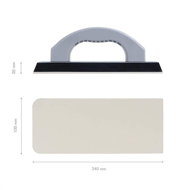 Talocha Rectangular de Aluminio WK601890 Mango Ergonómico