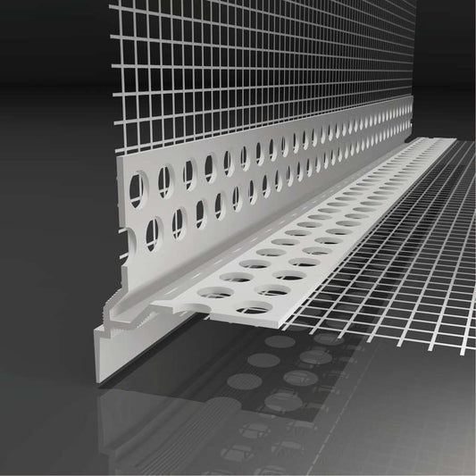 Ml. Profilé d'égouttement en PVC (2,5 M)