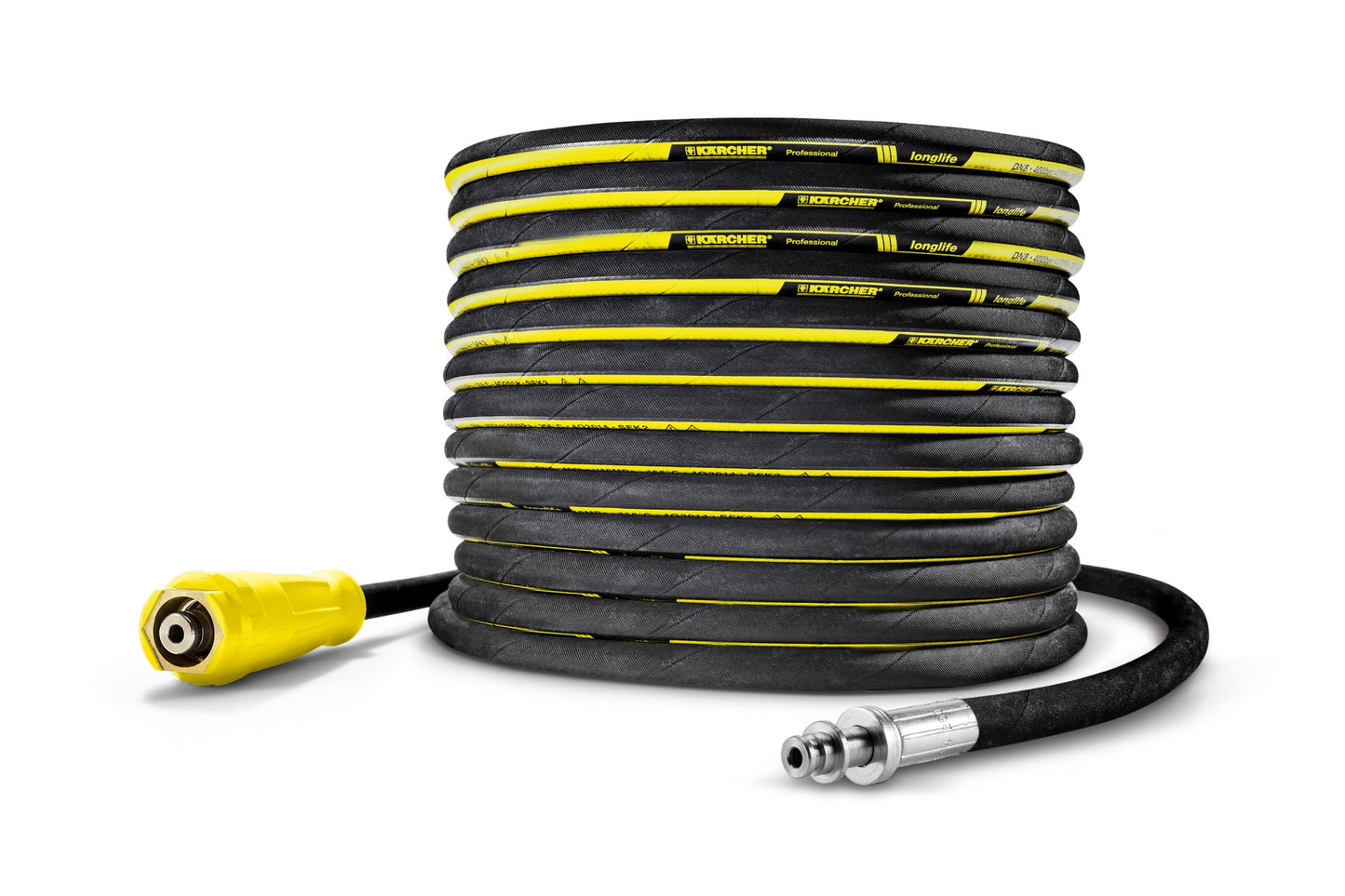 Manguera de alta presión Longlife, 20 m, DN 8, 400 bar, 1 EASY!Lock / 1 conexión para enrollador de mangueras AVS