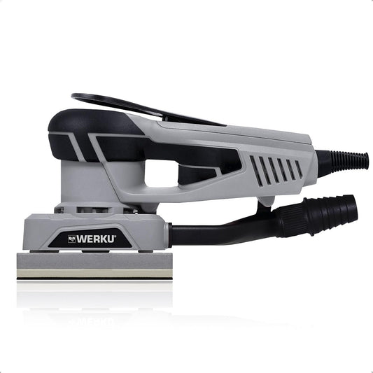 Werku WK401760 Lijadora Rectangular Rotorbital 80x135 mm 350W Brushless