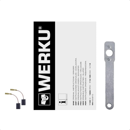 Werku WK400910 Amoladora Angular 125 mm 1100W