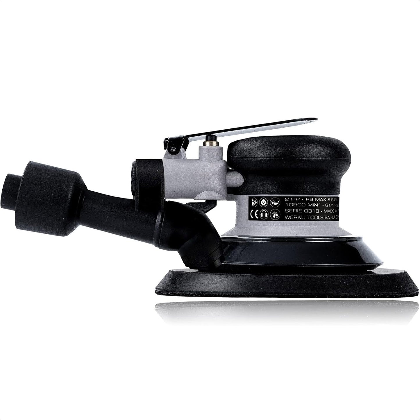 Werku Lijadora Rotorbital Neumática 150mm con Aspiración WK500290