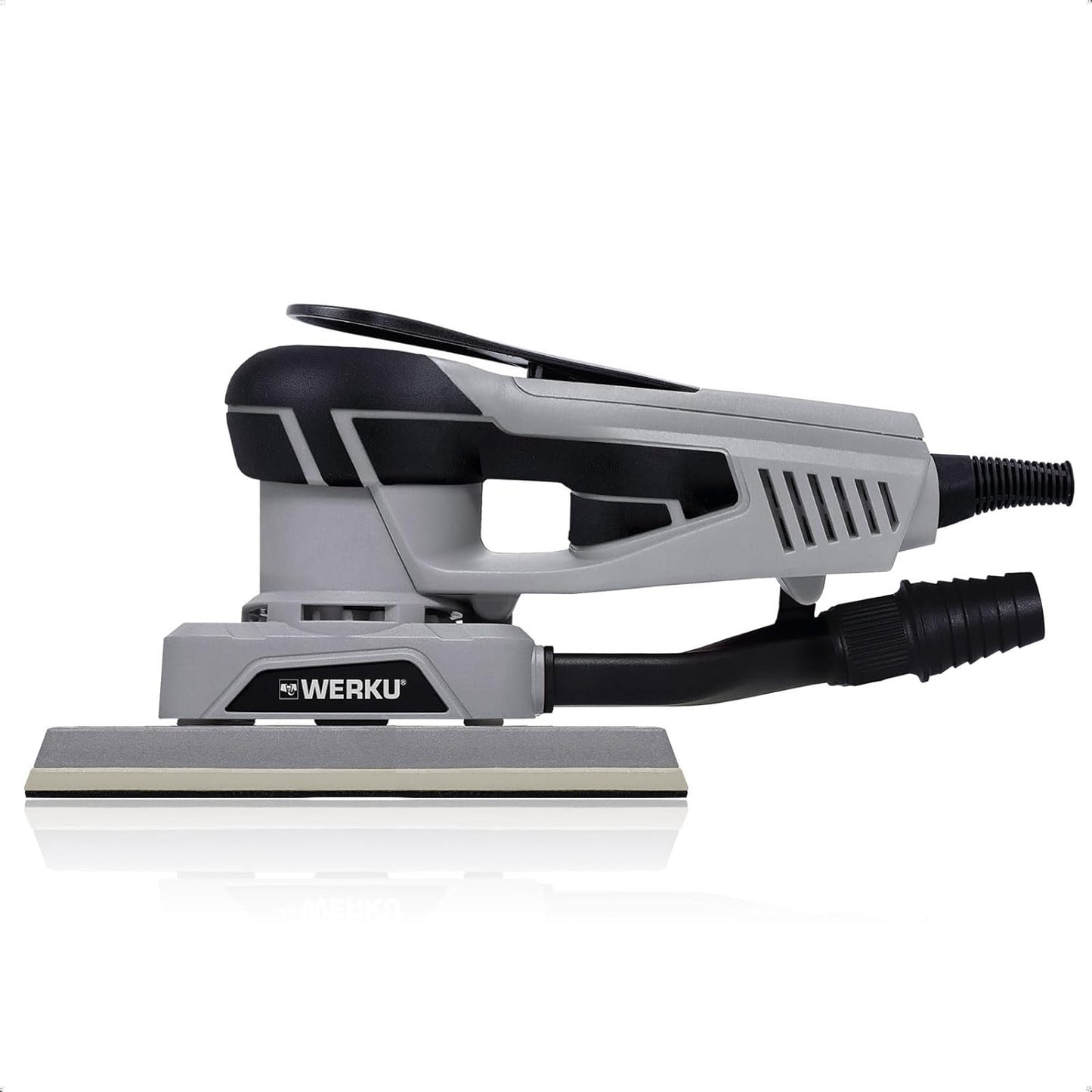 Werku WK401770 Lijadora Rectangular Rotorbital 70x195 mm 350W Brushless