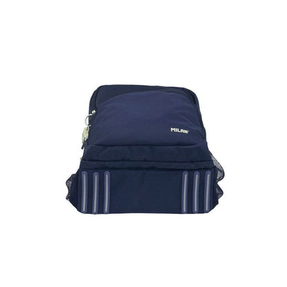 Mochila escolar 4 cremalleras serie 1918 25 l azul marino