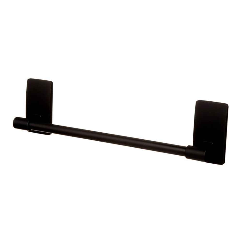 Command barra toallero, negro mate, 299 x 77 x 47 mm, 1 ud + 4 tiras, máx 1,3 kg