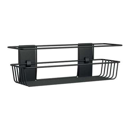 Command cesto de baño, negro mate, 32,5 x 9,5 x10 cm, 1 ud + 4 tiras, máx 3 kg
