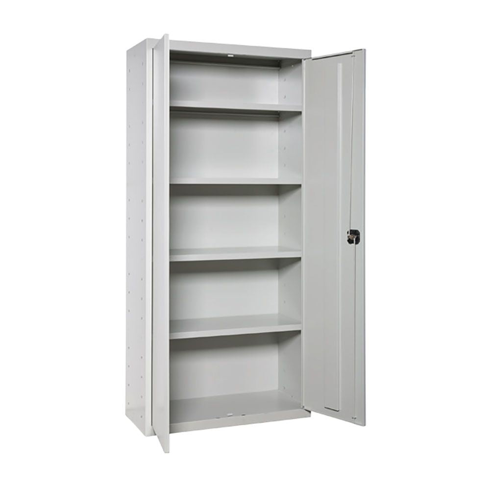 Armario multiusos 2 puertas 4 baldas, 80 x 40 x 180 cm