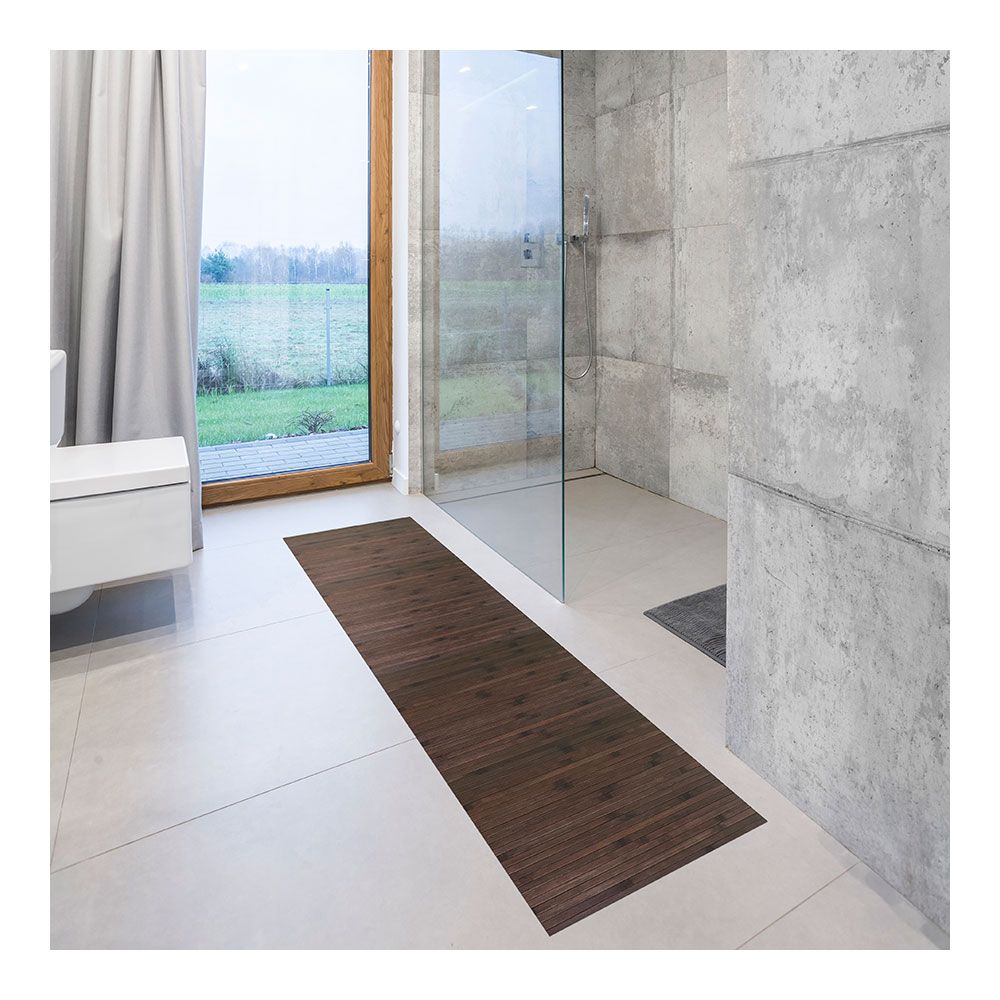 Alfombra bambú wengé 160 x 240 cm
