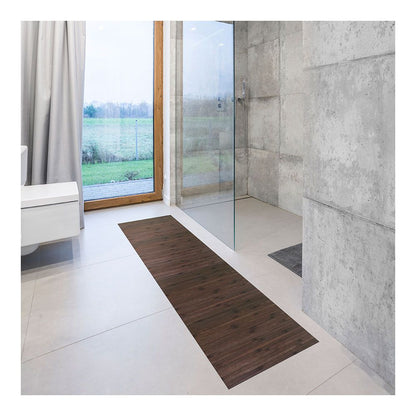 Alfombra bambú wengé 160 x 240 cm