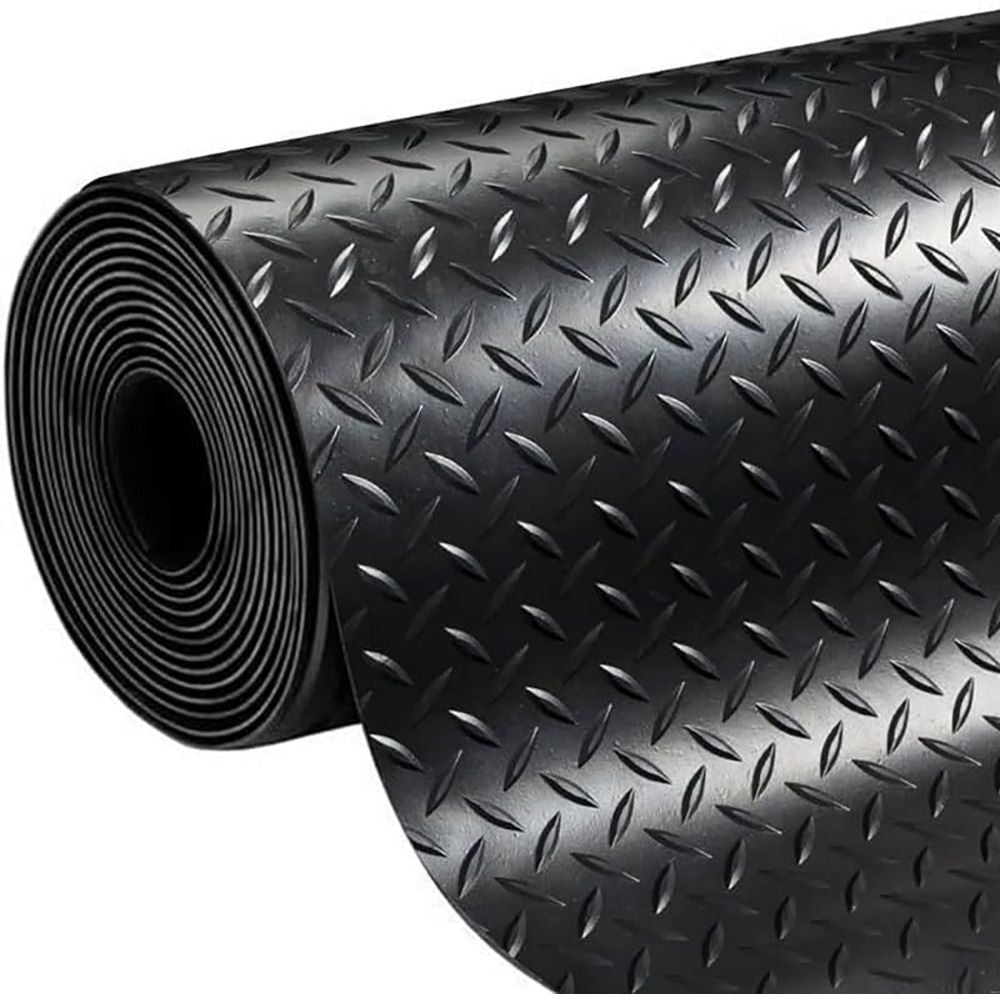 Alfombra caucho-goma diamantes 1 x 10 m