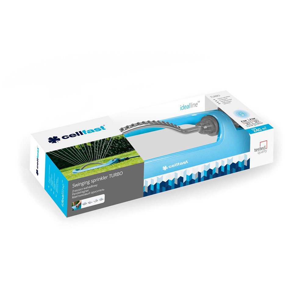 Aspersor oscilante turbo cellpro