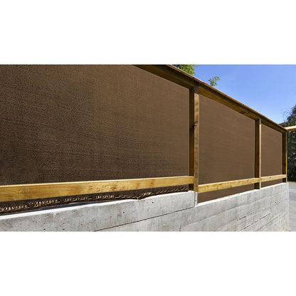 Malla ocultación marrón 1 x 5 m