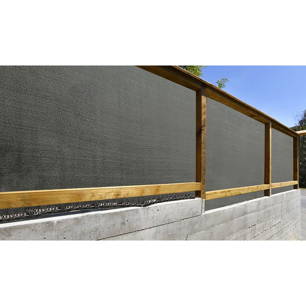 Malla ocultación antracita 1 x 5 m