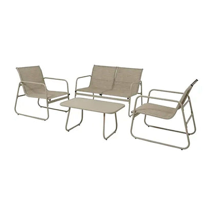 Conjunto jardín 4 piezas beige modelo bogotá