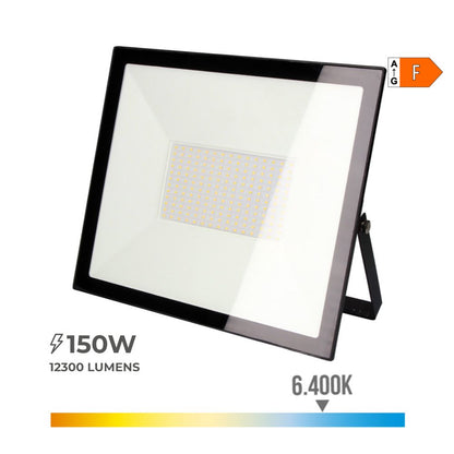 Foco proyector led 150 w 12300 lm 6400 k luz fría 35 x 31 x 4,5 cm