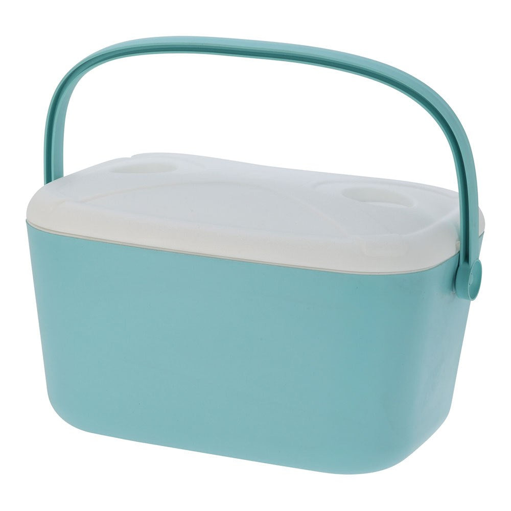 Nevera de camping 20 l color turquesa, 470 x 315 x 270 mm
