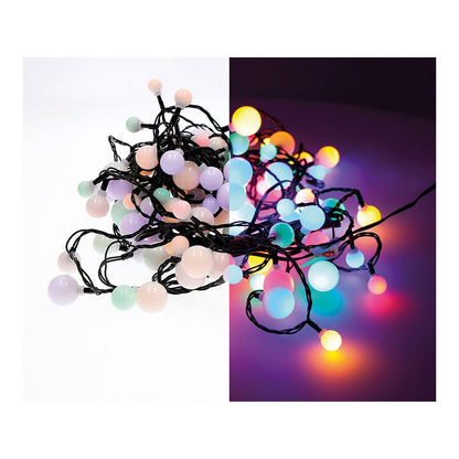 Guirnalda "cherry" 120 leds de tres medidas, multicolor, exterior, 9 m