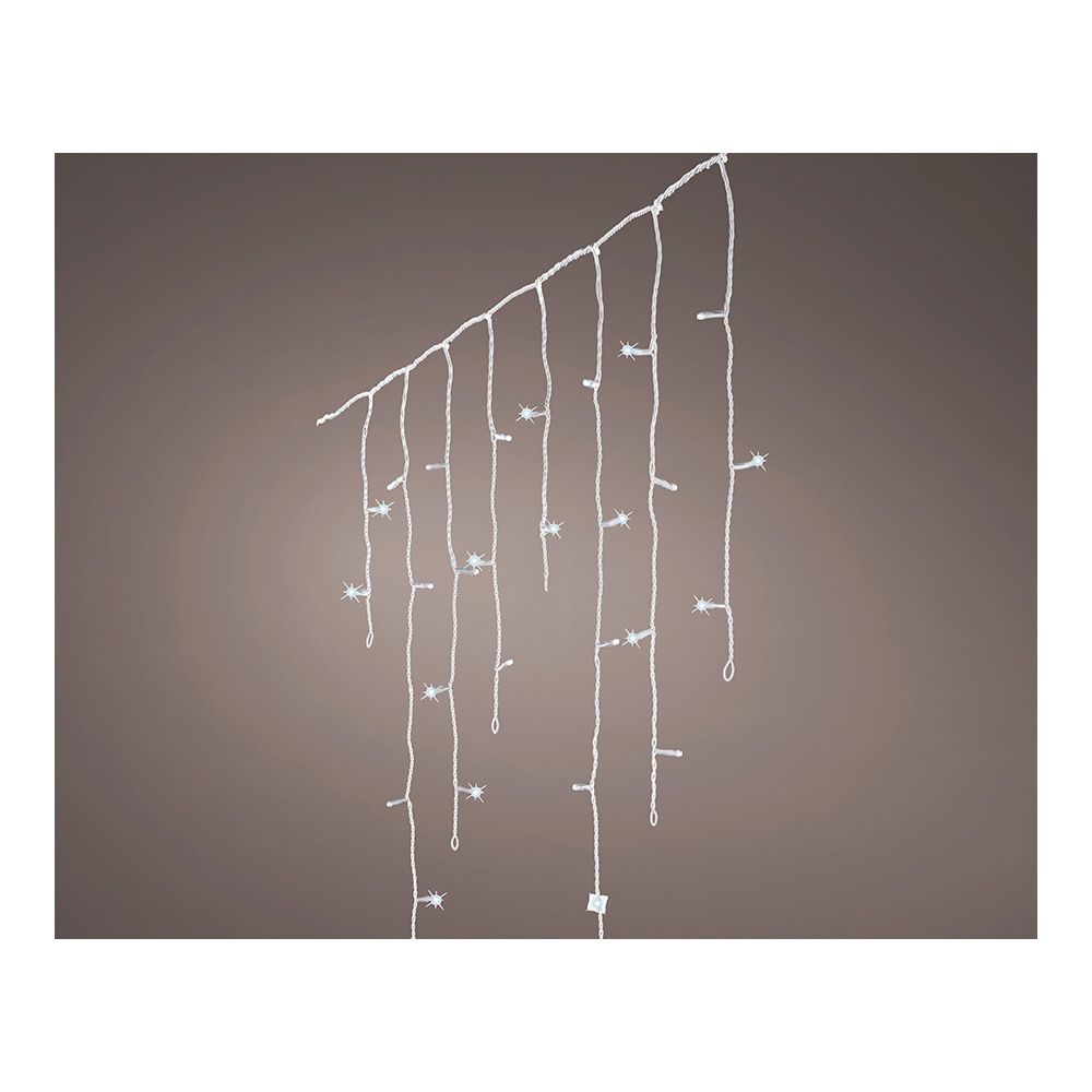 Cortina multifunción, exterior, led icicle, 240 leds, 5,8 m, luz fría