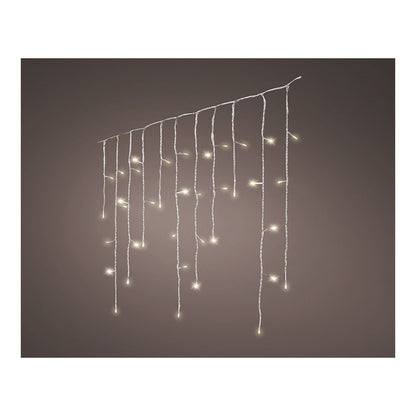 Cortina multifunción, exterior, led icicle, 240 leds, 5,8 m, luz cálida