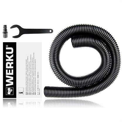 Werku Lijadora Rotorbital Neumática 150mm con Aspiración